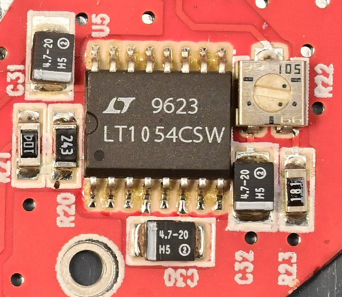 QTY 6 Linear LT1054CSW IC Used w/ 8L05A LM393D & Passives LT (Analog Devices)