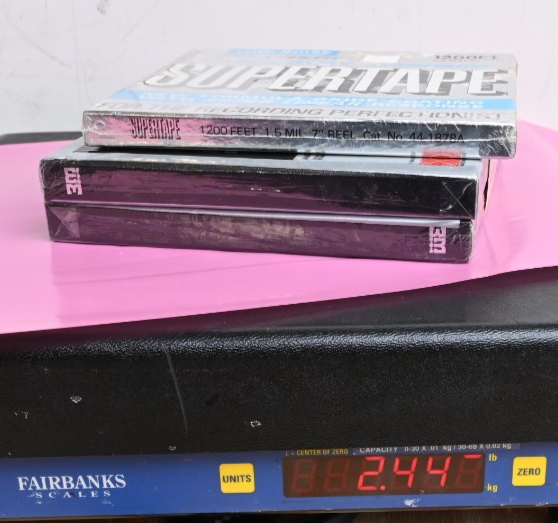 Lot of 3 "Sealed" Reel-to-Reel Tapes Scotch Realistic Low Noise 1/4" See Notes!