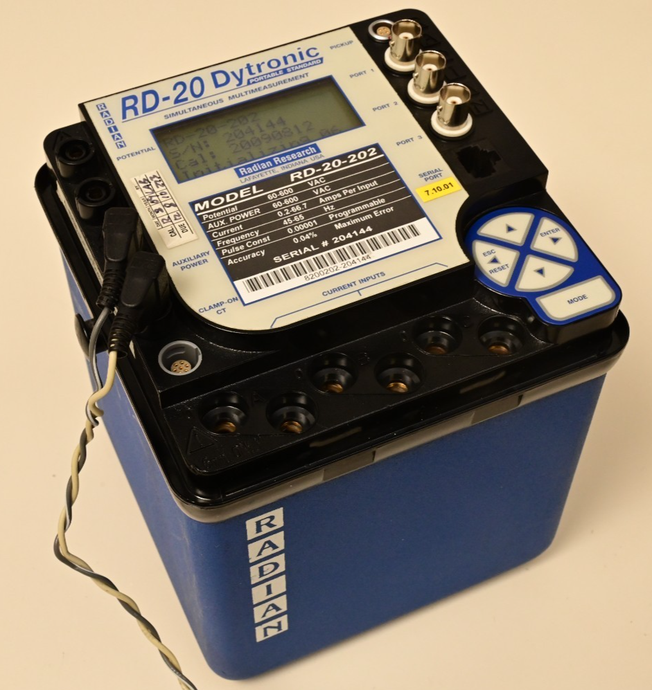 Radian Research RD-20-202 Dytronic Portable Single-Phase Reference Standard