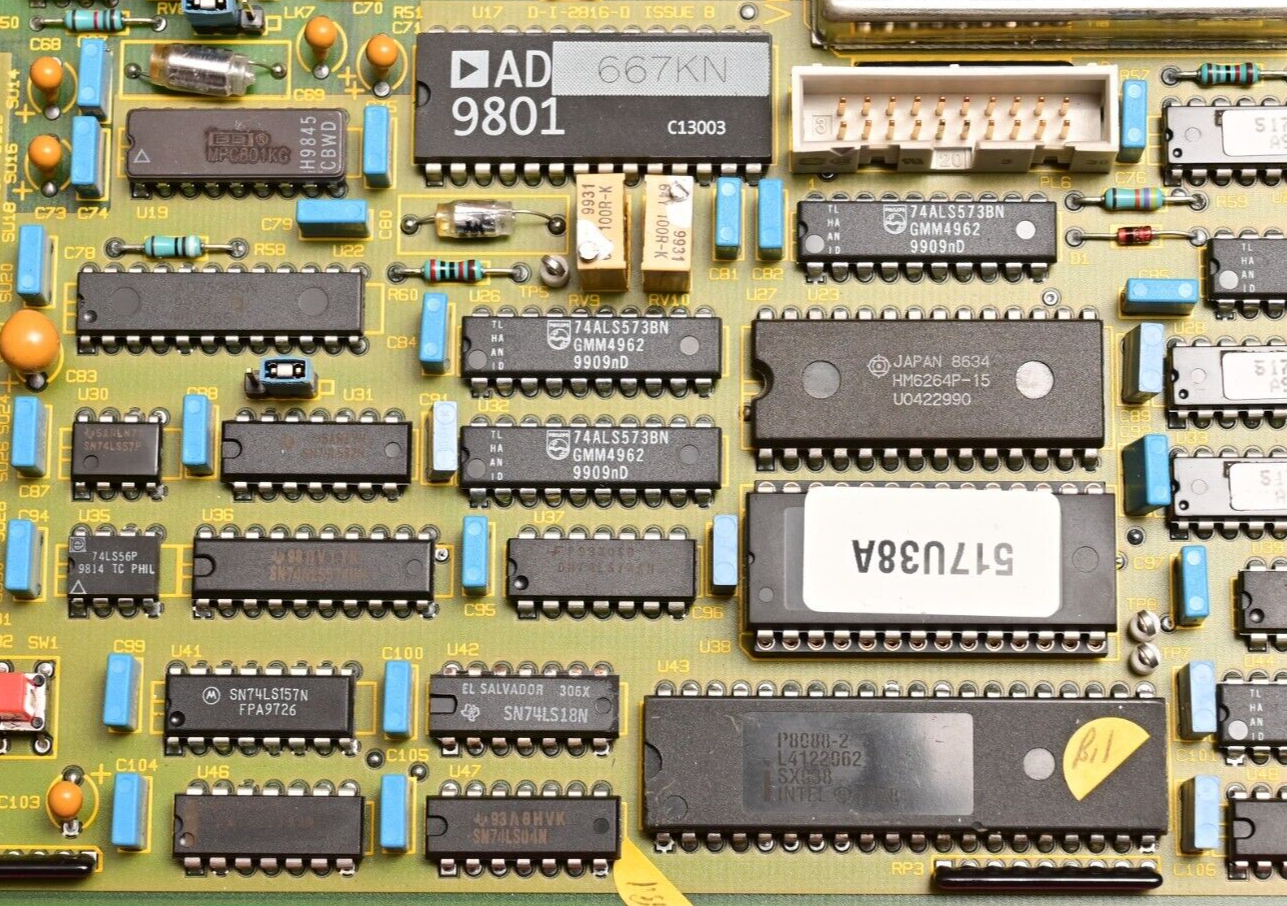 VG Data Systems D-I-2816-D Vintage Schroff VME Style DAQ Card AD667KN DAS1159 IC