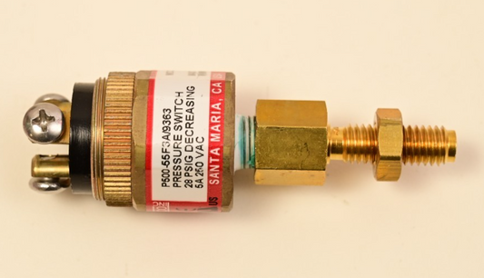 WASCO Pressure Switch 28 PSIG Decreasing 250V AC 5A P500-55F3A/9363