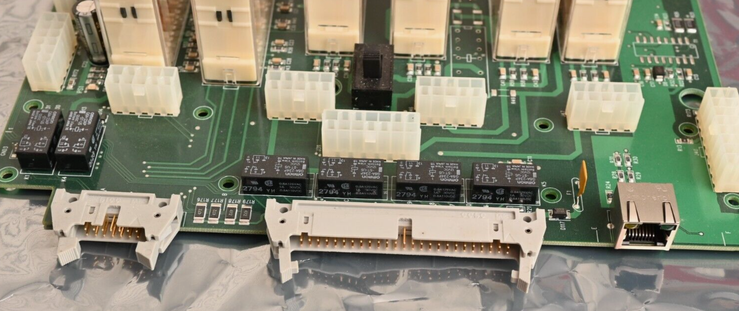 CRS Robotics Controller Main PCB Black Board EAR024-050-00 Rev B Relays PC/104