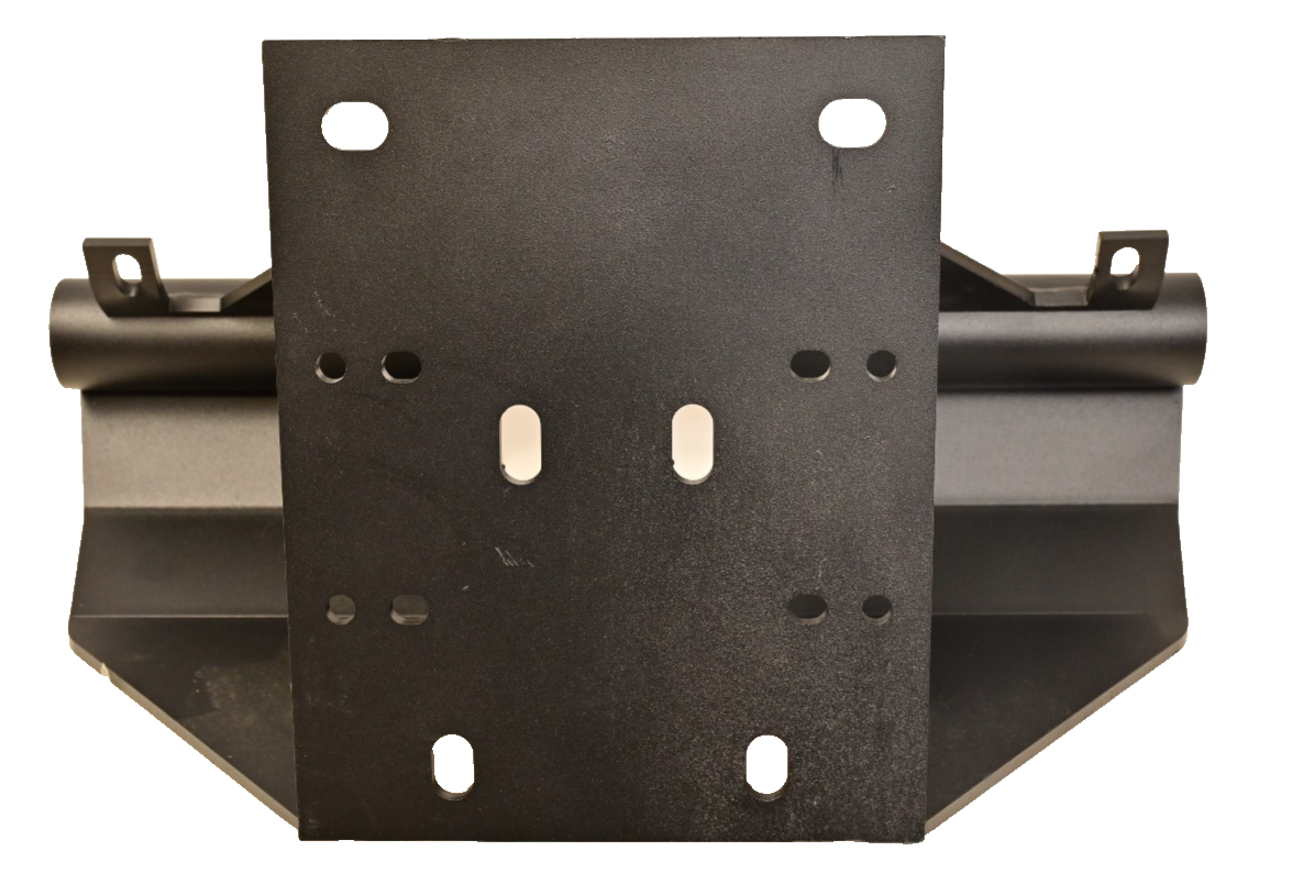 Can-Am Maverick X3 Winch Mounting Plate 2017-2026 1/4" Steel Black No Hardware