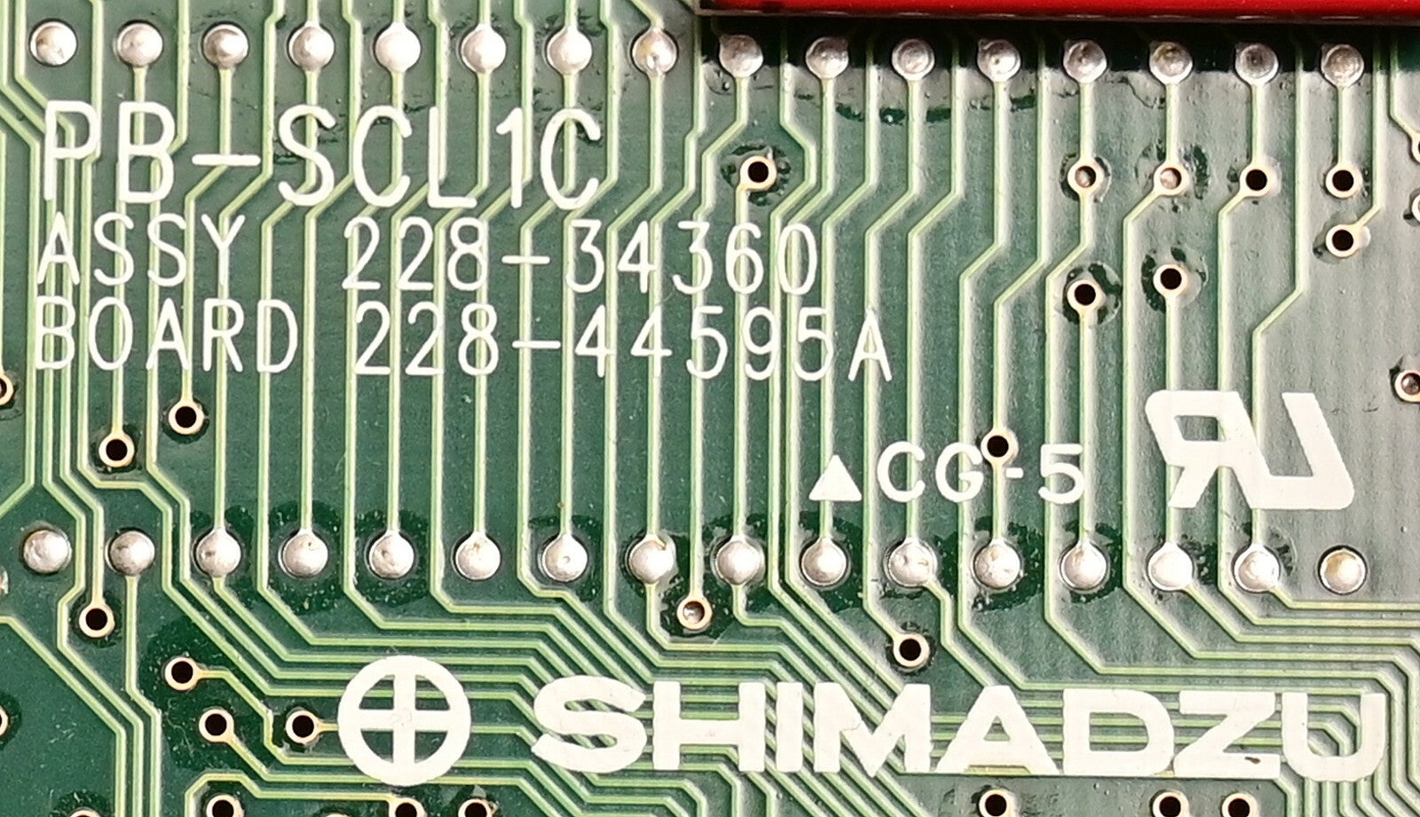 Shimadzu PB-SC1C Main PC Board Motherboard SCL-10A Controller Fiber Optic Tx/Rx