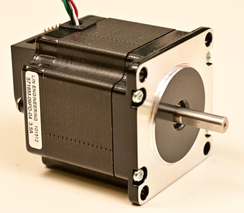 Lin Engineering NEMA 23 Stepper 5718M-09PD-04 w/ US Digital Optical Encoder