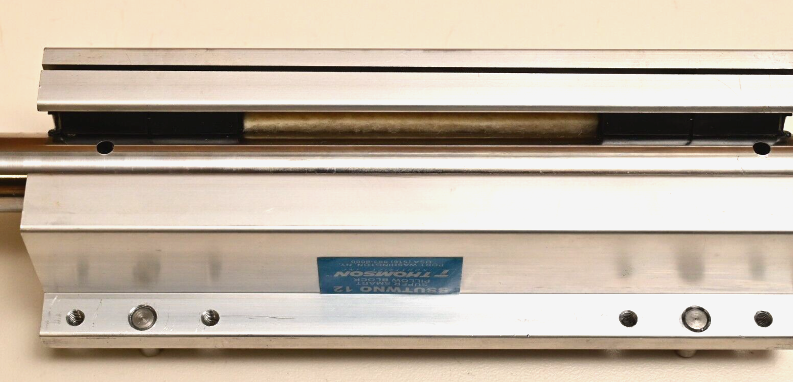 44" x 3/4" Shaft w/ 2 Thomson SSUTWNO 12 Pillow Block Ball Bushing Bearings