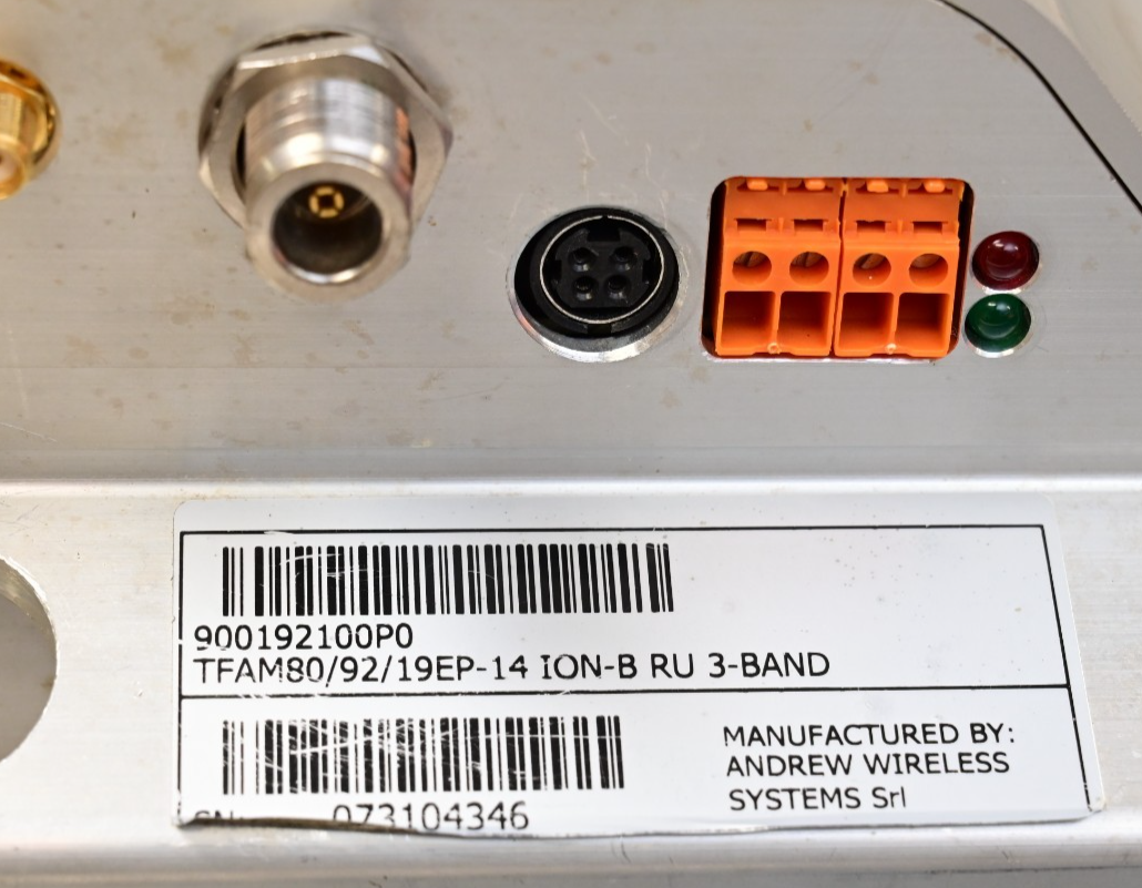 Andrew ION-B High Power Remote 3-Band TFAM80/92/19-EP-14 Commscope Fiber DAS