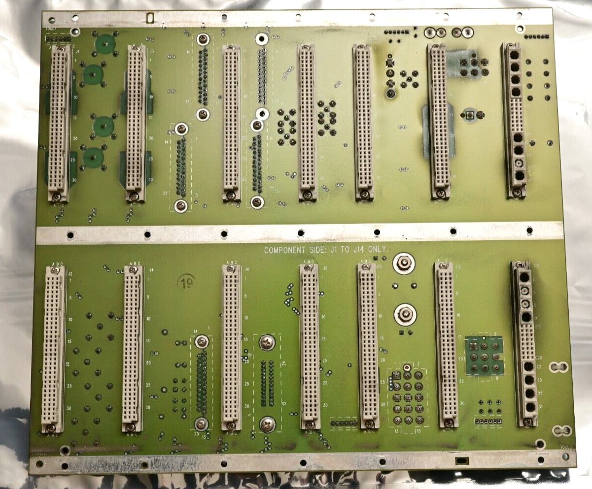 Sciex API 100 Motherboard/Backplane 021009-B High-Voltage/RF/Digital Connectors