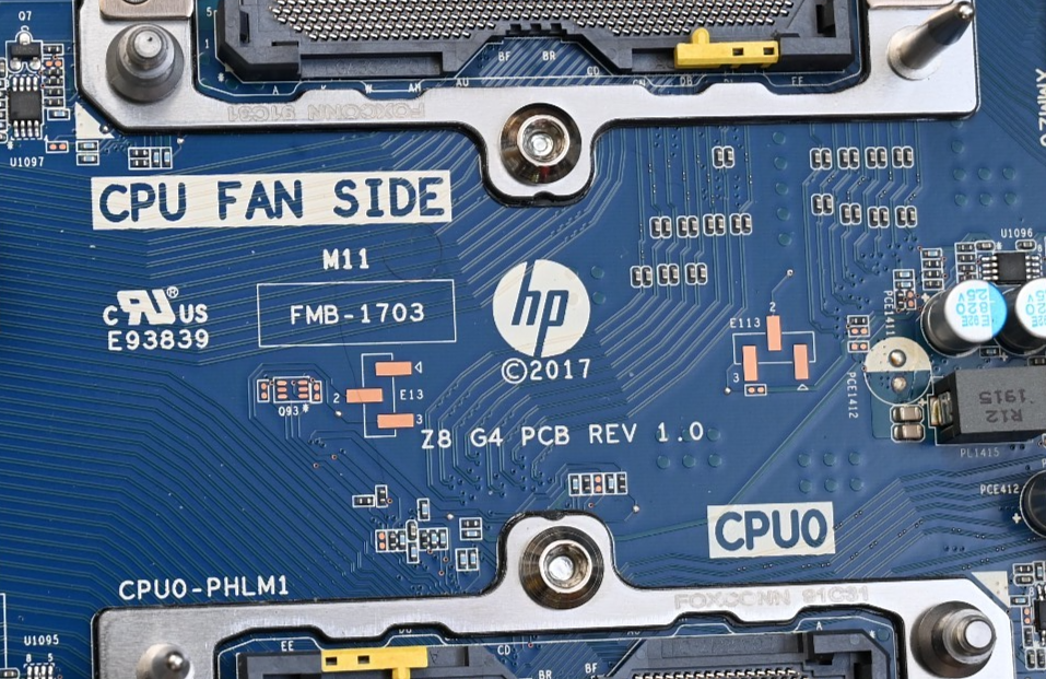 HP Z8 G4 Workstation Motherboard 844776-001 / 914281-601 Windows Pro FIPS / TPM