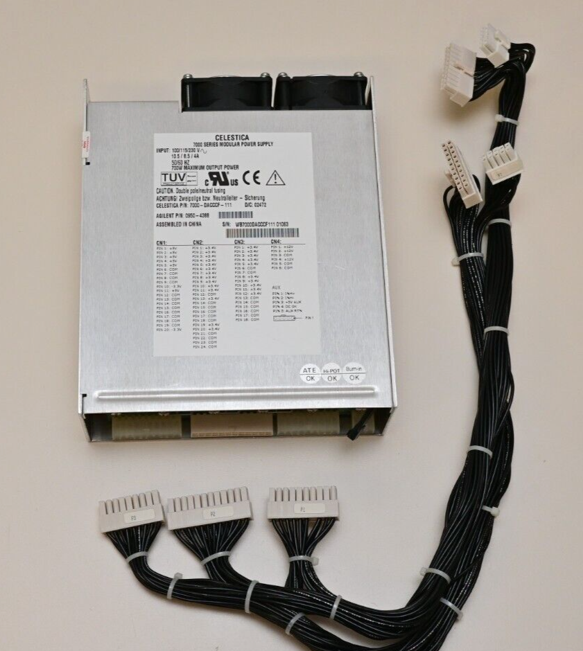 Agilent Celestica 7000 Series Modular Power Supply 3.4V 5V 12V 700W 0950-4388