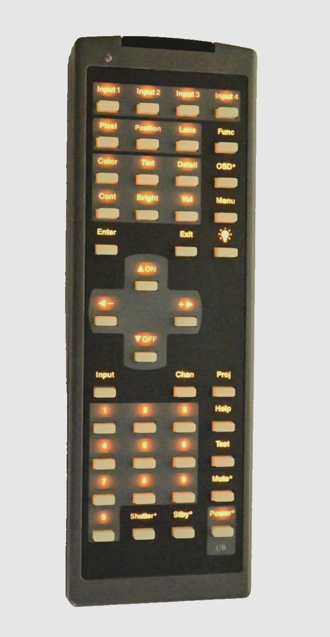 Christie Factory Projector Remote FCT1-01/0139G0071/10-000412-05P Mirage 2000?