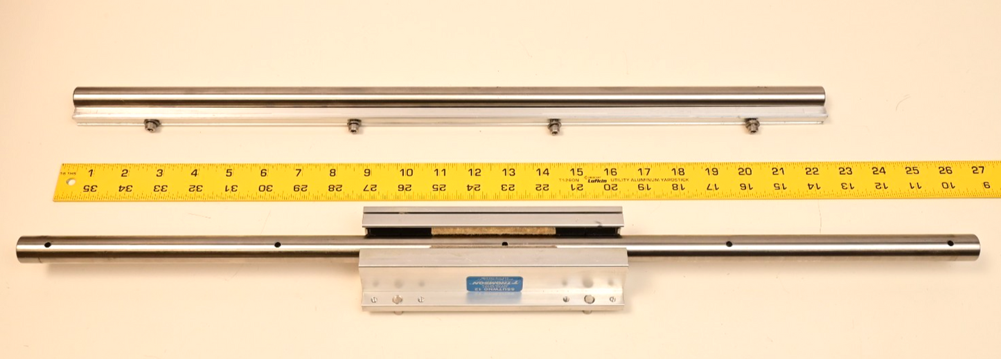 Thomson SSUTWNO 12 3/4" Linear Guide Bearing Pillow Block w/ 22.5" & 26" Shafts