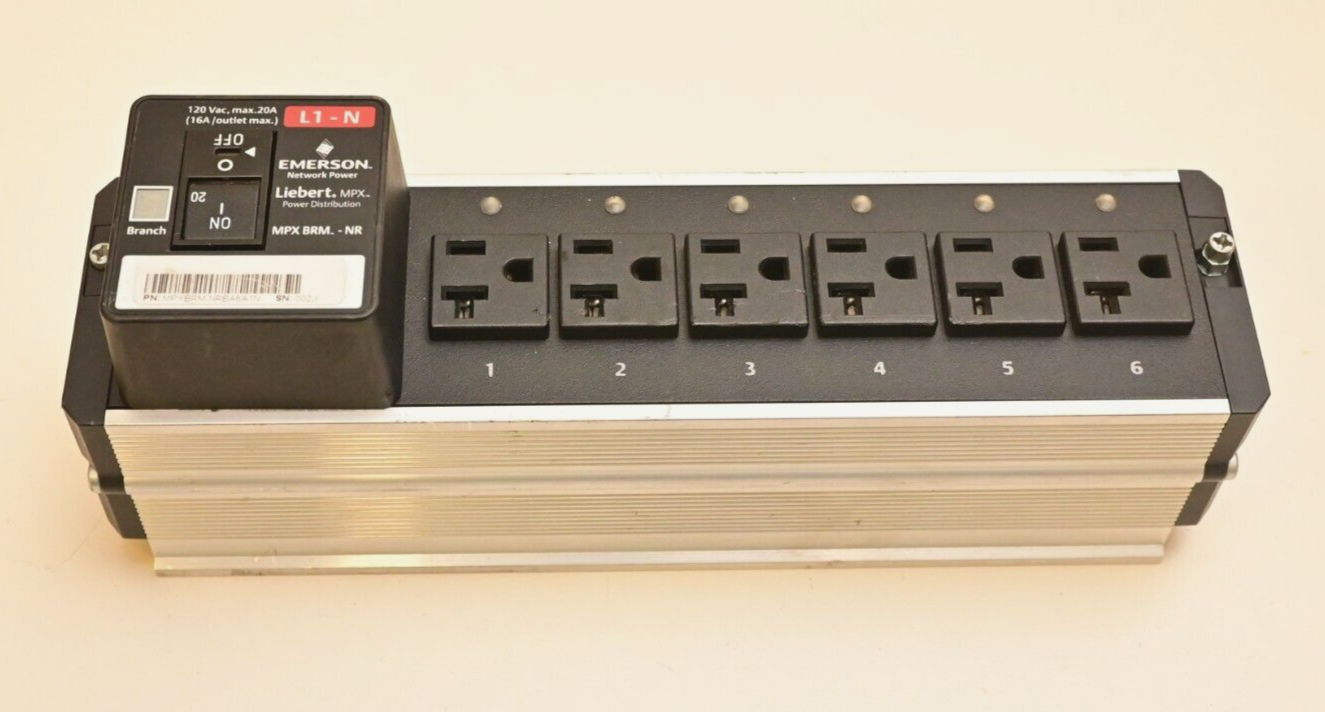 Emerson Liebert MPX BRM -NR L1-N Power Module MPXBRM-NRBA6A1N