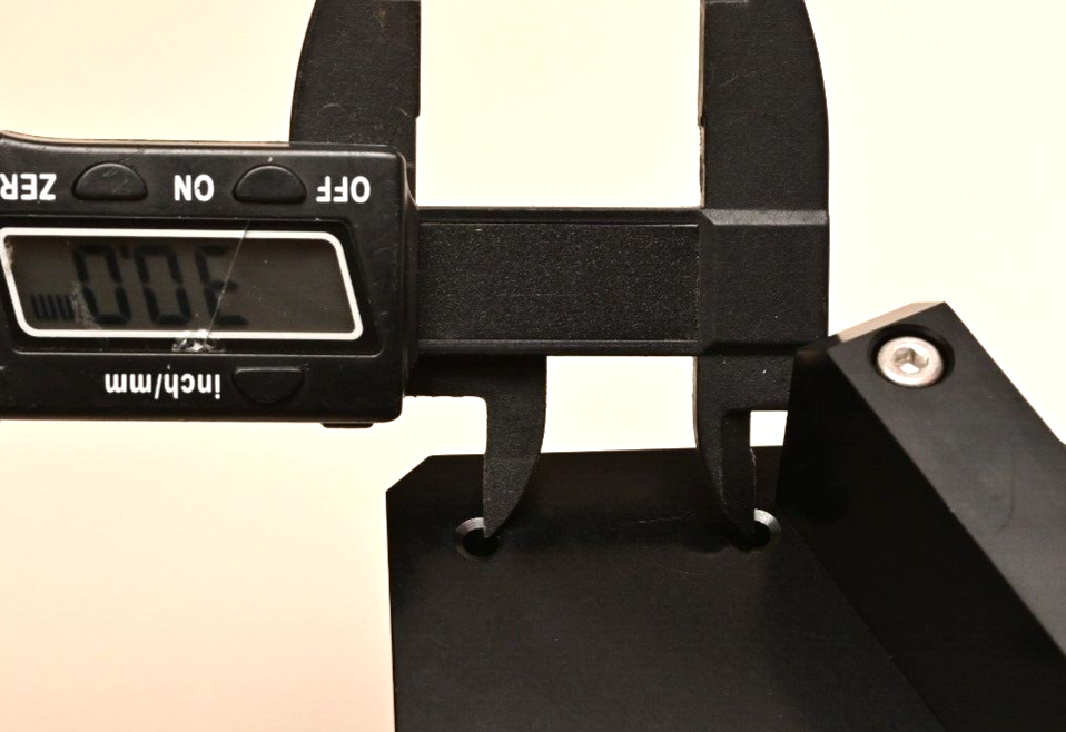Heavy Duty Machine Vision Camera Stage Mount/Bracket Anodized Aluminum 65° Angle