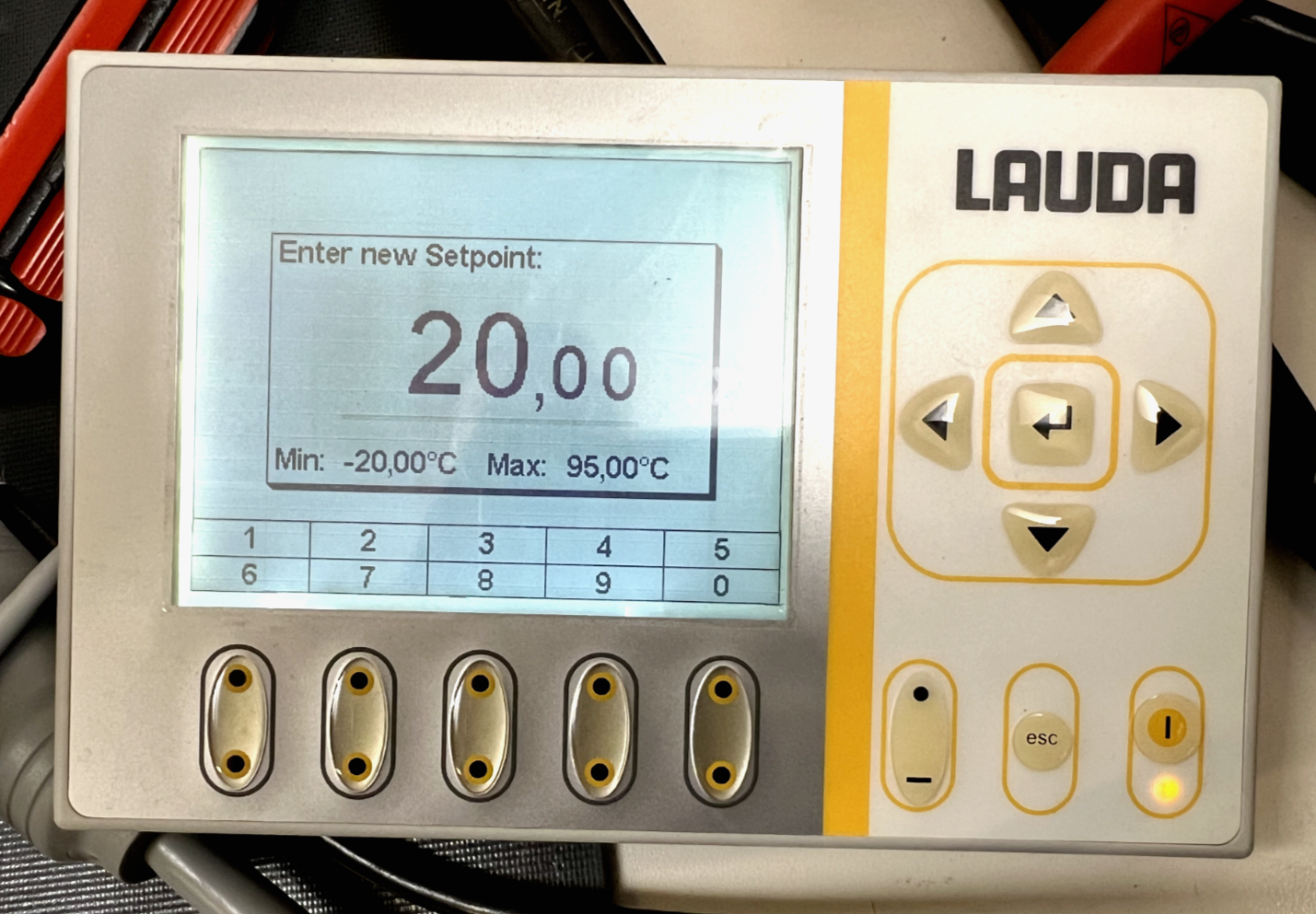 LAUDA PCA LRT914 Command Display for RP845 Refrigerated Circulator LCD Keypad
