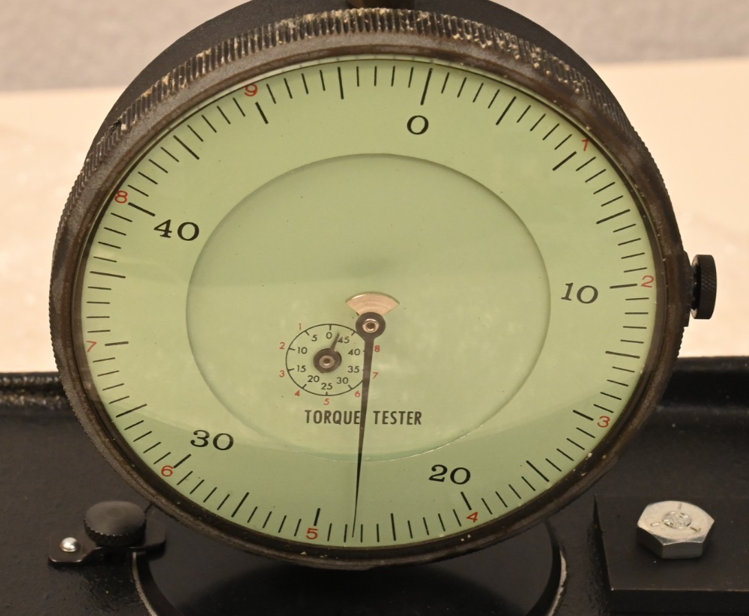 Consolidated Devices CDI Torque Wrench Tester 100/500 OI Oz-In Military Surplus