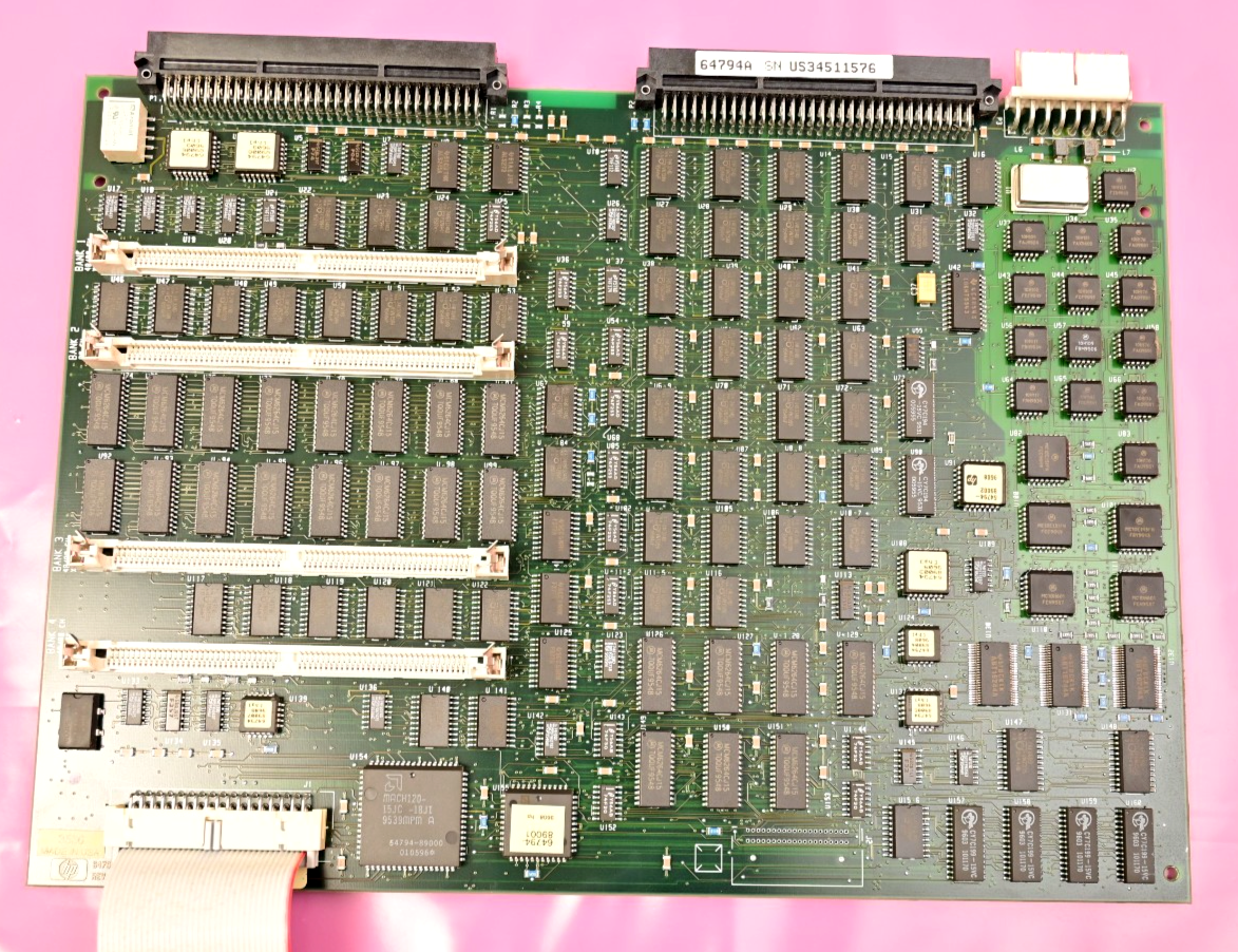 HP 64700B Emulator PC Board 64794-66502 Rev A Vintage ICs Logic/SRAM