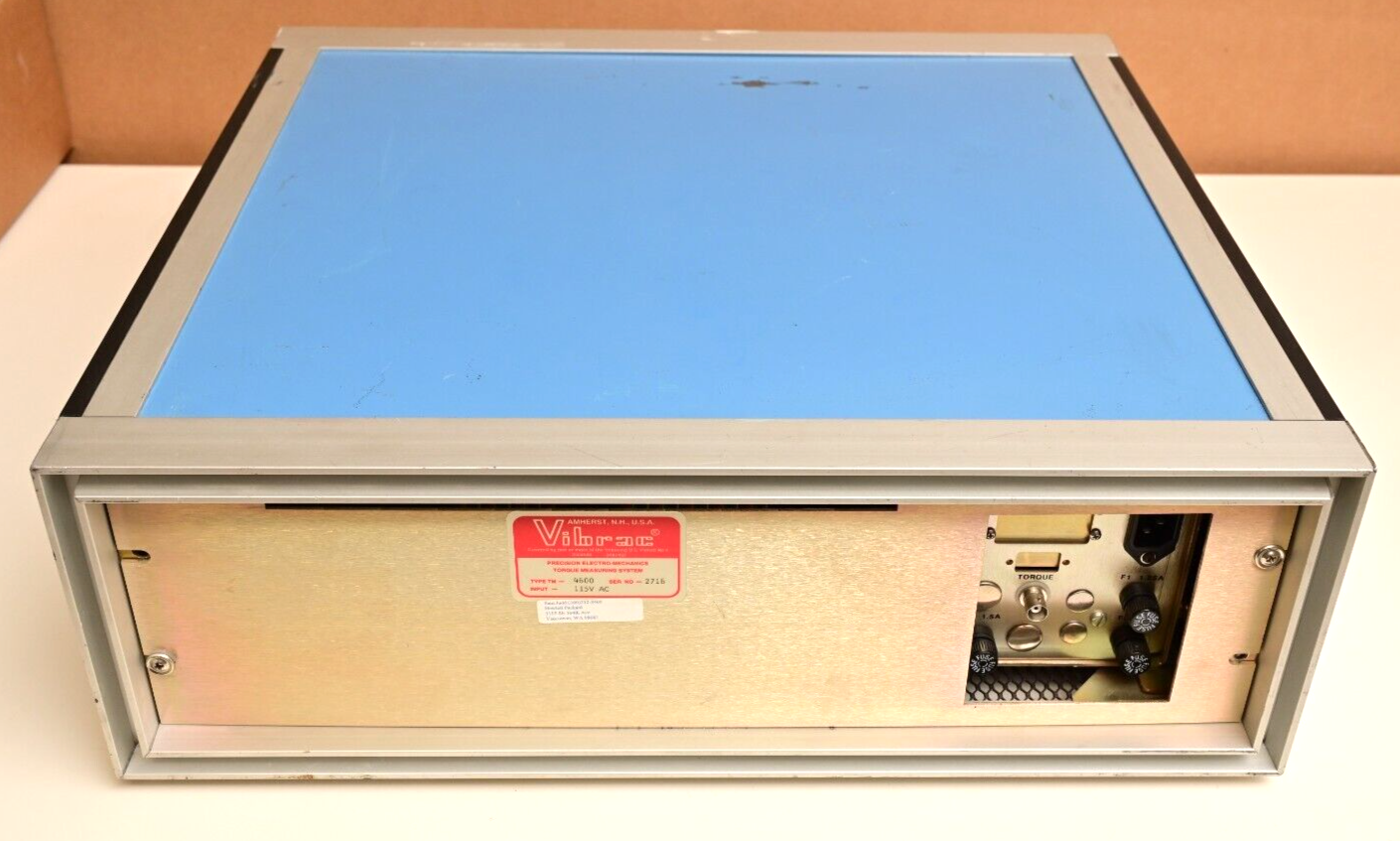 Vibrac 4600 Torque Measuring System Controller/Display AMCO 3U Enclosure