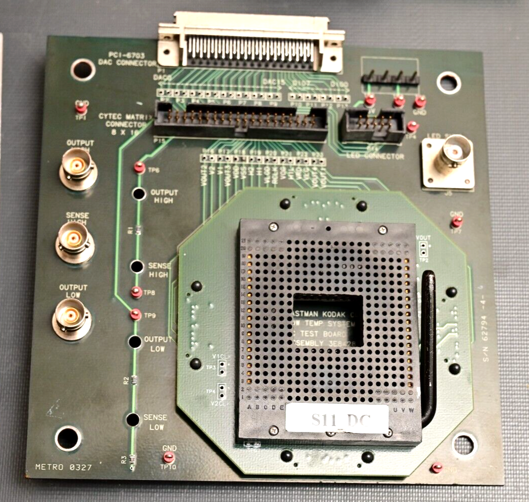 Kodak OnSemi KAF CCD/CMOS Sensor Production Test Equipment Vacuum/Chilled ZIF