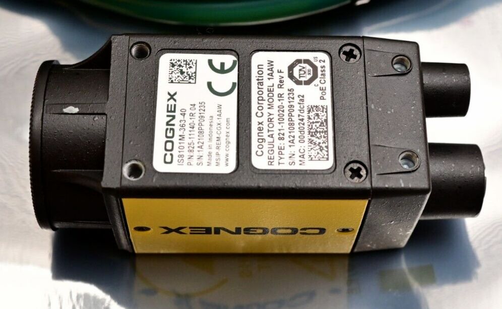 COGNEX In-Sight Vision System Camera IS8101M-363-40 & Cables Machine Vision