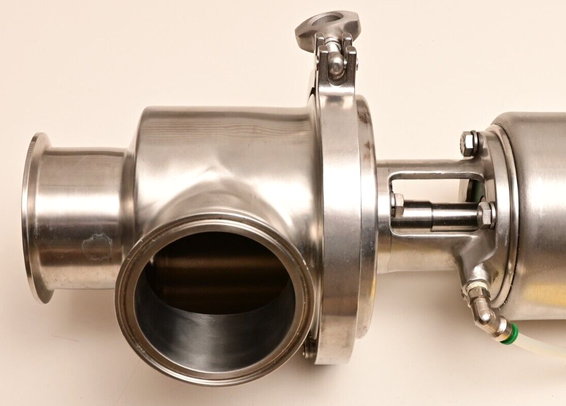Alfa Laval 316L 3" Throttling Valve 771S-21M-24P-x-316L Siemens 73N-B Positioner