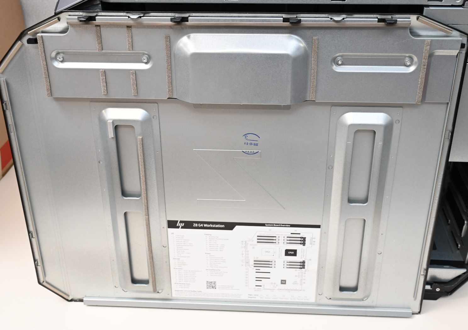 HP Z8 G4 Case/Enclosure w/ Wiring CD-ROM No Motherboard/PSU