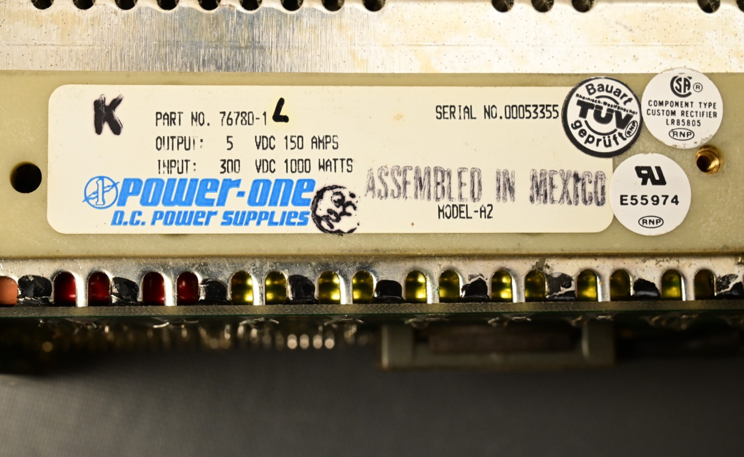 QTY 2 Power-One 5V@150A DC Power Supply Modules for SPM Modular PS 76780-1 As-is