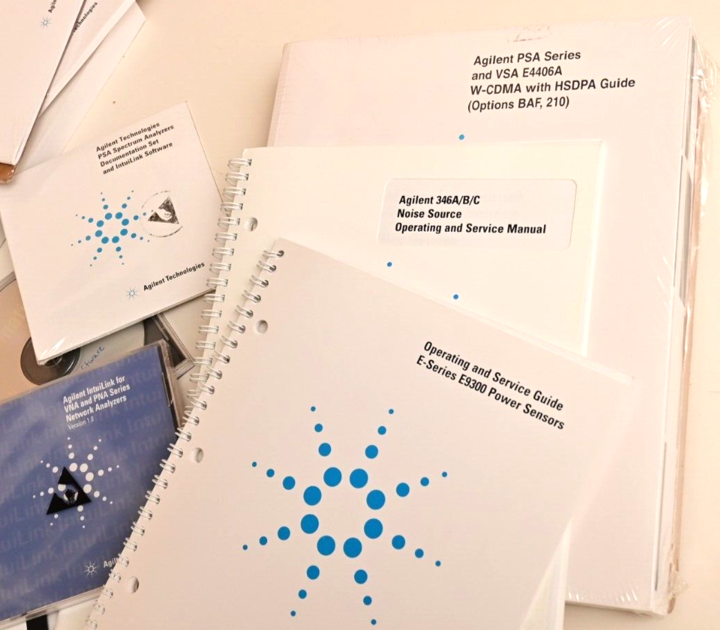 Agilent GS-9200 MCPA Test Set User Manuals CDs Disks PSI/PSG/PSA/ESG ~15lbs