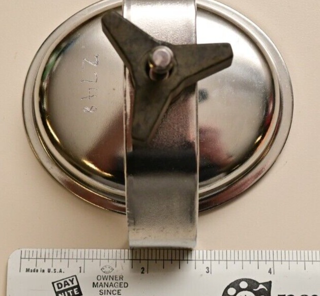 Stainless Pressure Vessel Lid Alloy Products or Apache(?)  for ~3"x~3.5" Opening