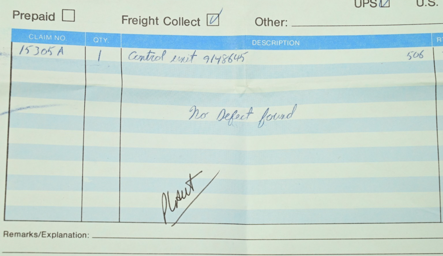Volvo 850 Remote Receiver 9148645 ALPS WG1G114C NIB Warranty Return *See Notes*