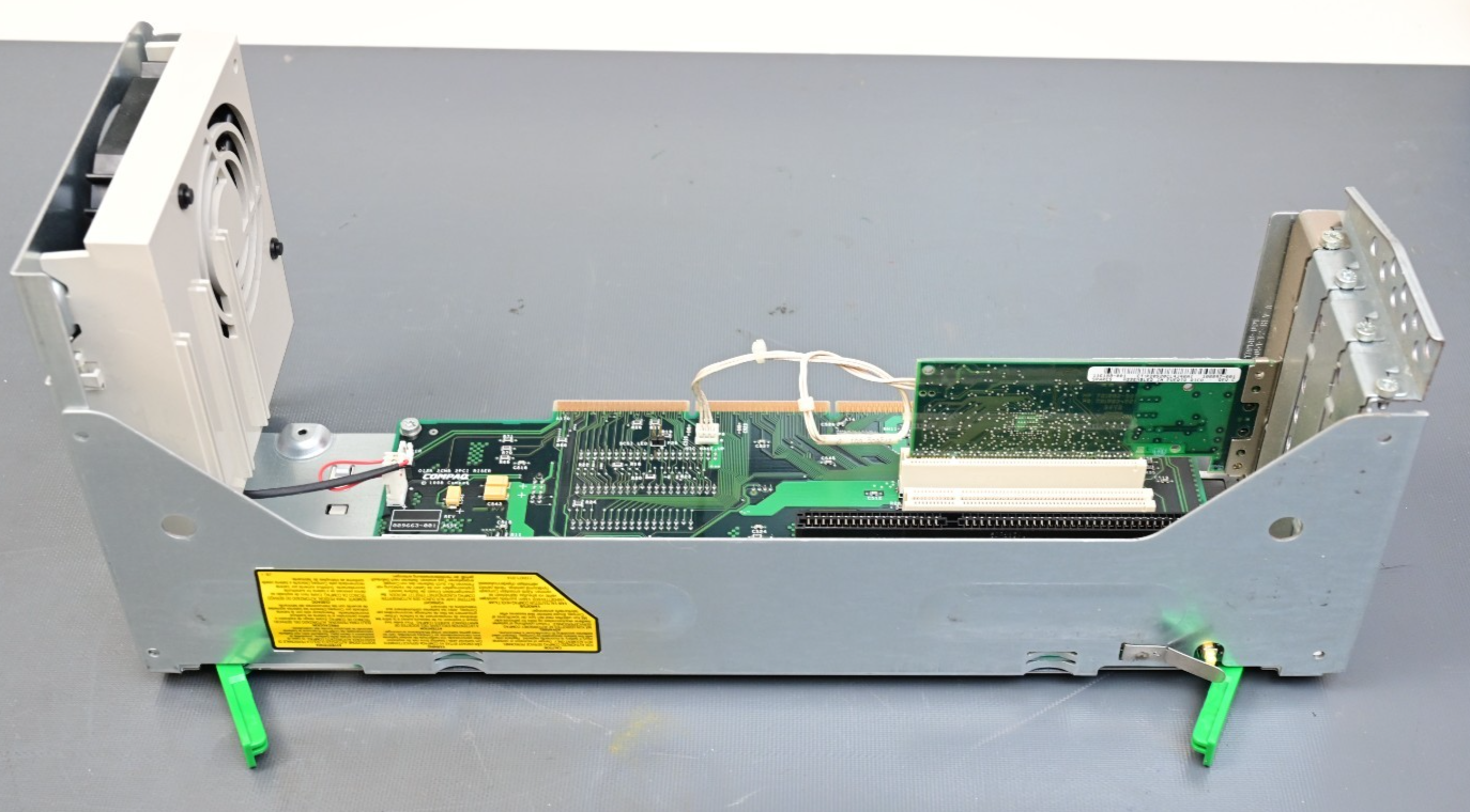 Vintage Compaq Deskpro 2PCI Riser Card w/ Chassis ISA/PCI w/ NIC ~1999/2000