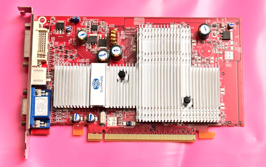 Sapphire X550 Silent Video/Graphics Card 128MB DDR PCIe VGA/TVO/DVI-D