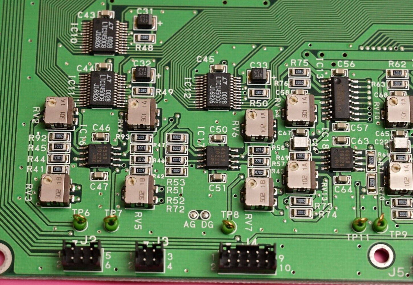 JRC Agilent A/D Converter PCB CHA-354 E6393-61001 AD9042