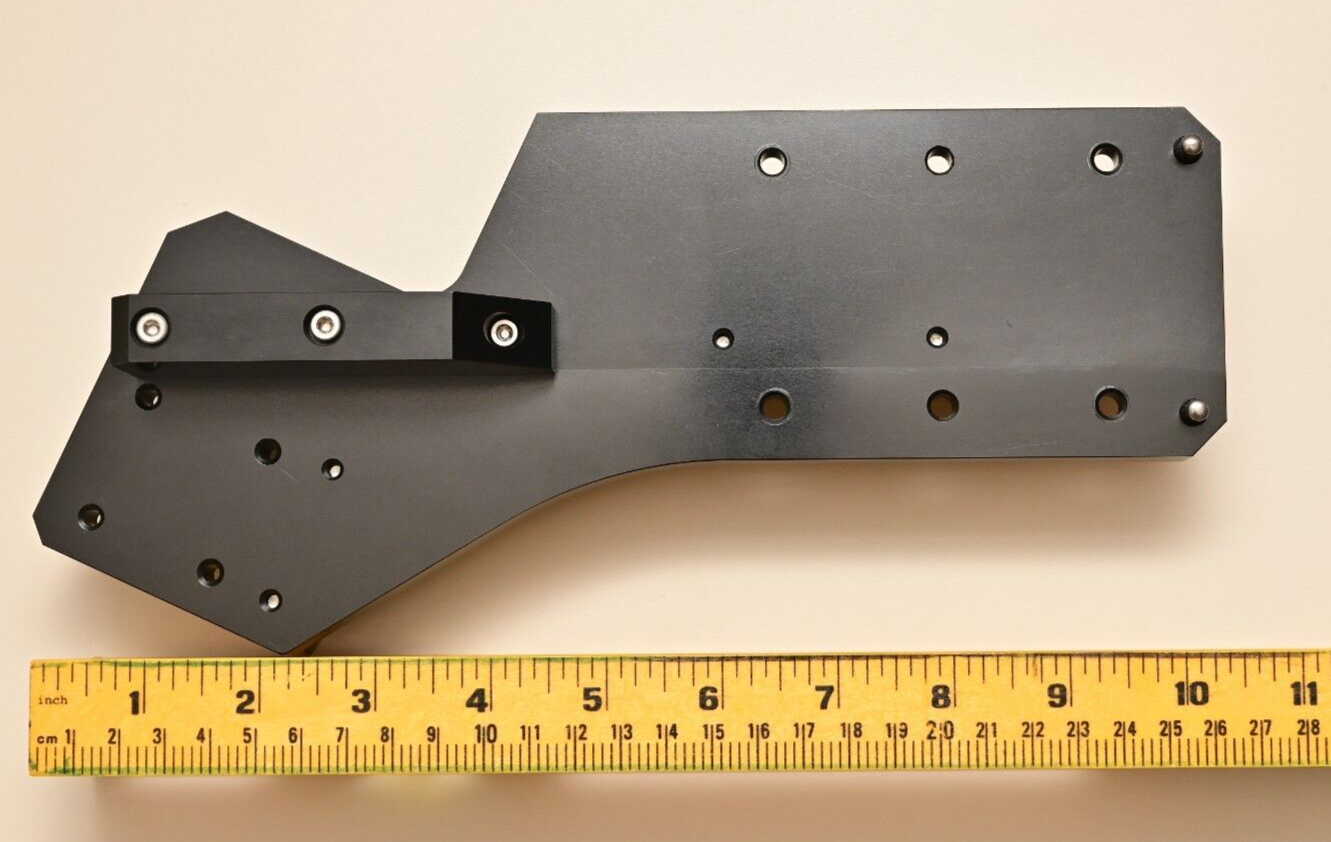 Heavy Duty Machine Vision Camera Stage Mount/Bracket Anodized Aluminum 65° Angle