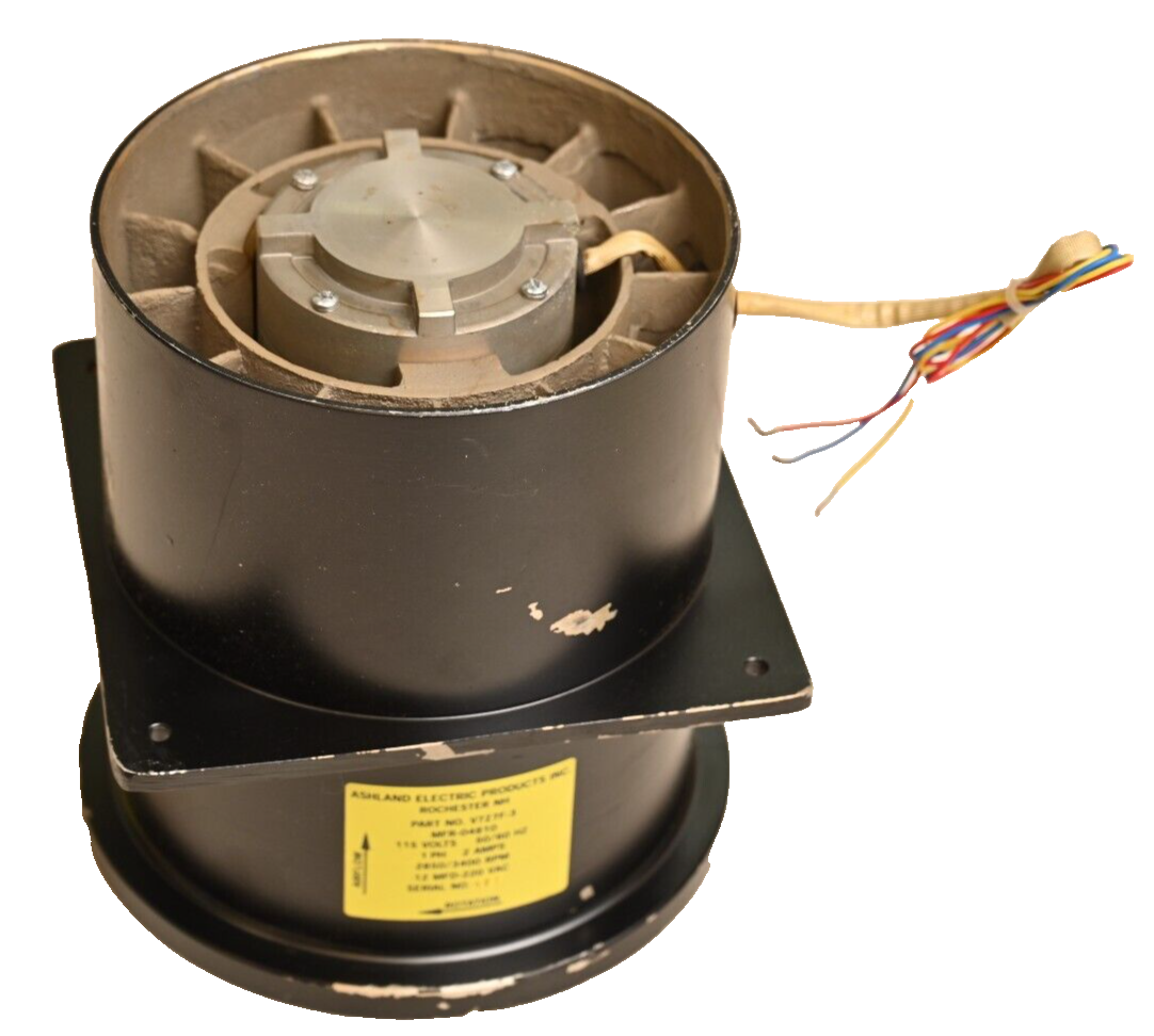 Military Surplus Vaneaxial Fan Cast Aluminum Balanced Ashland V7Z7F-3 115VAC