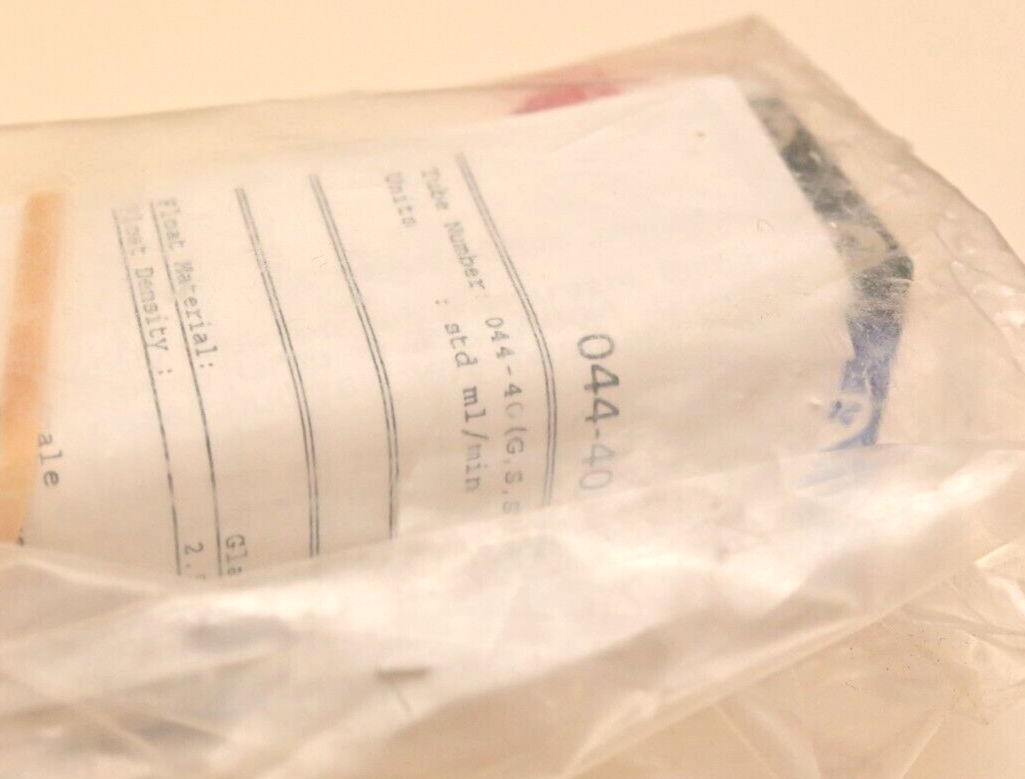 Aalborg Instruments 044-40 ml/min Flowmeter Flow Tube New Sealed