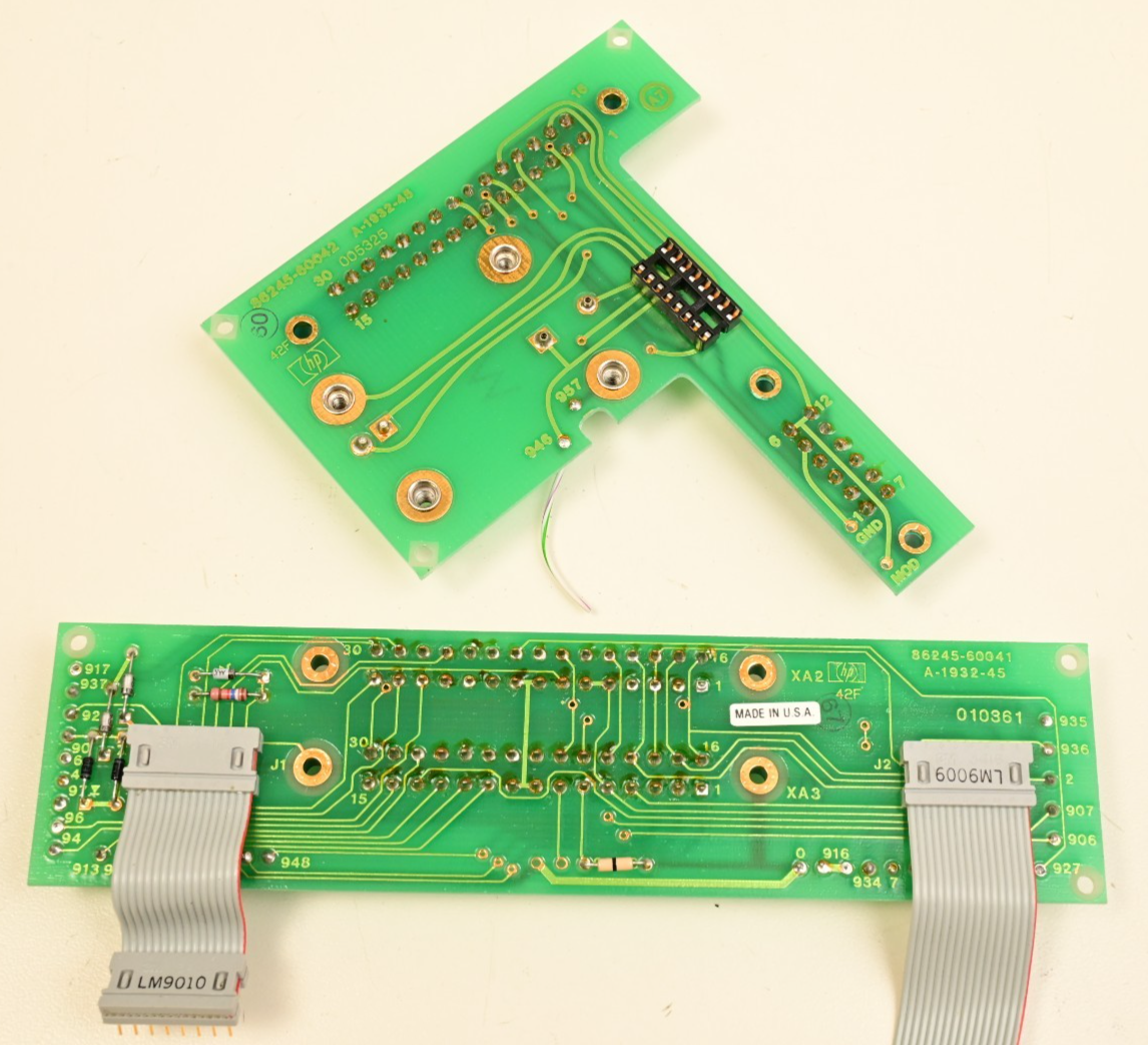 HP 8620A Backplane PC Boards Gold Plated CINCH 252-15-30-341 Card Edge 9003/9006