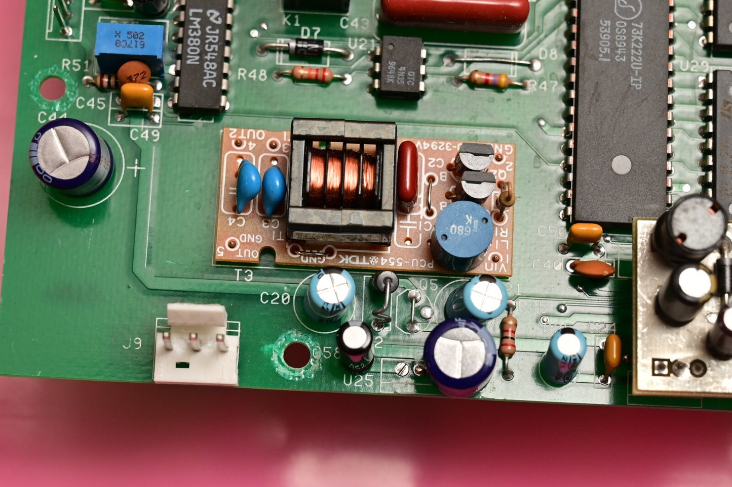 BVS Gator Main PCB 2110-2170MHz RF Synthesizer TDK PCU-554 Inverter AD7541 DAC