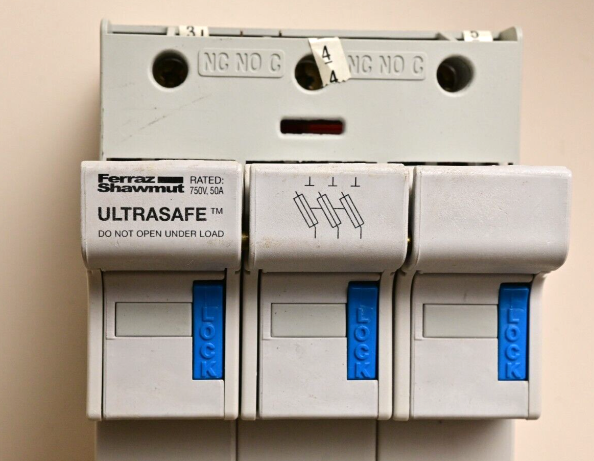 Agilent 6692A 3-Phase Fuse Circuit Breaker Assembly w/ Power Entry Cover 750V