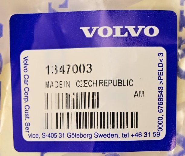 Volvo Engine Oil Pressure Switch P/N 1347003 Genuine Volvo Sealed NOS