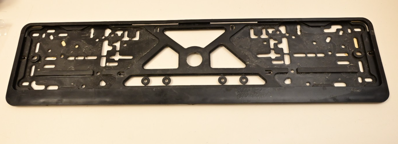 Italy License Plate AR 209KE Arezzo? Novelty? Aluminum w/ Plastic Mount Italian