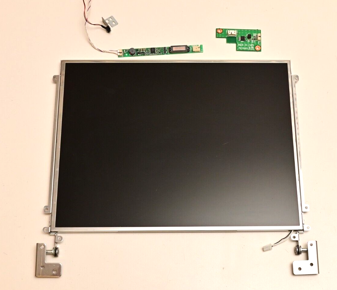 Keyence VHX-100 Digital Microscope LCD Panel Assembly w/ Inverter/Hinges/Etc.