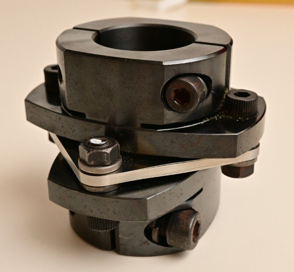 Heavy Duty Motor Drive Coupling 30mm to 40mm Shaft Adapter Flex Disk Clamp