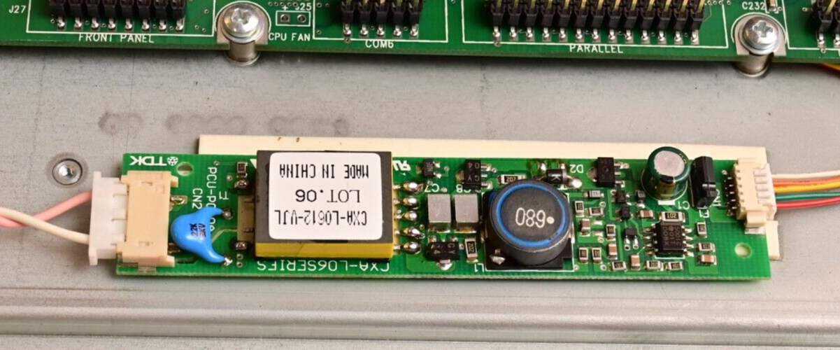 ZF Microsystems Single Board Computer PC Hitachi LCD Screen Vintage PC/104 PCI