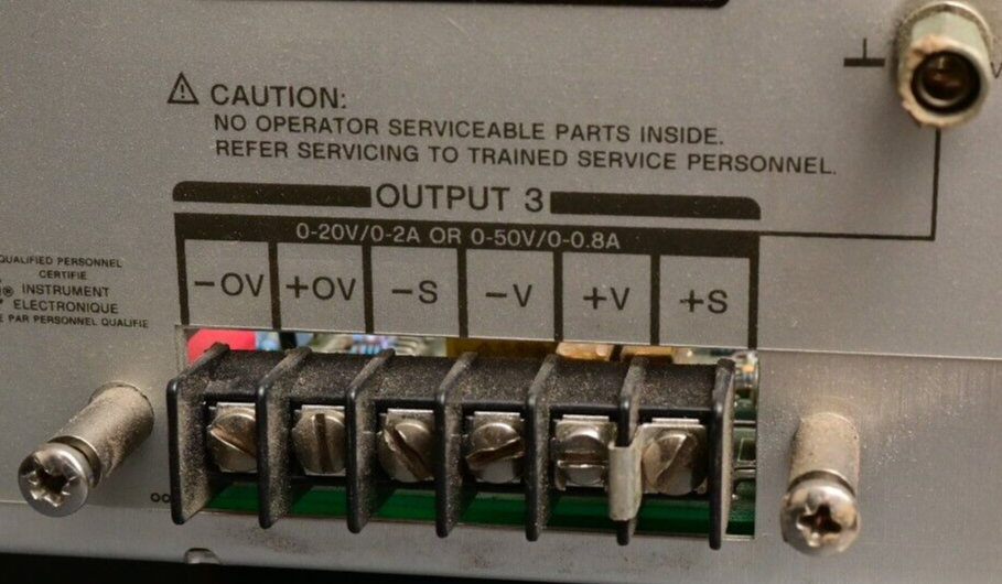 HP Agilent 6624A System DC Power Supply Output 3 Circuit Board 20V@2A 50V@0.8A