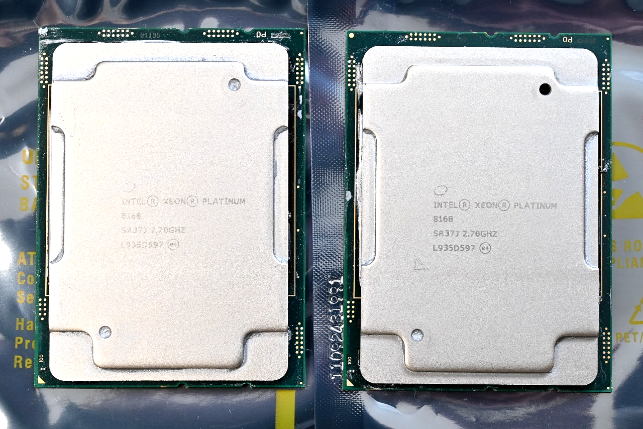 Intel Xeon Platinum Processors SR37J 2.7GHz Matched Pair 