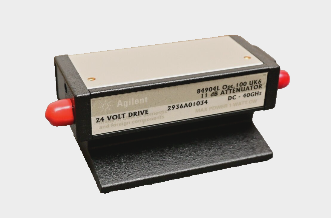 Agilent 84904L Programmable Attenuator DC-40 GHz 11dB 1dB step Opt. 100 UK6 HP