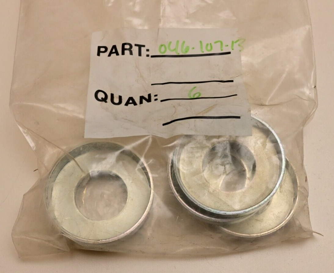 QTY 5 Tsurumi Pump Spare Parts Metal Cups/Washers 046-107-13