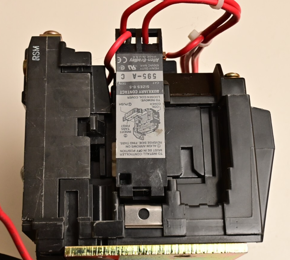 Allen Bradley 500-BODX21 Contactor 592-JOV16 595-A
