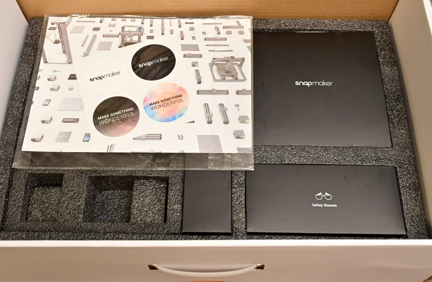Snapmaker Original 1.0 Empty Box w/ Packaging Safety Glasses